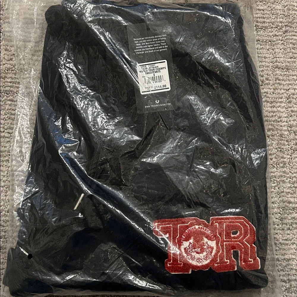 True Religion World Tour Champions Sweatpant Black S